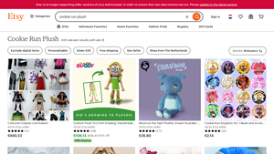 Etsy - Cookie Run Plush Toys