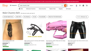 Etsy - Male Chastity Belts