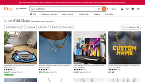 Etsy - Juice WRLD Chains