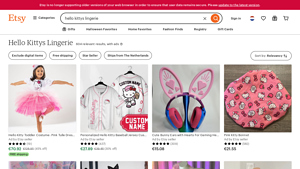 Etsy - Hello Kitty Lingerie