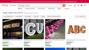 Etsy - Custom Marquee Letter Sets
