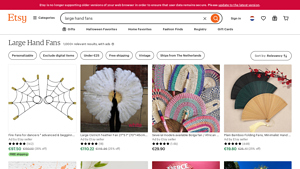 Etsy - Unique Hand Fans