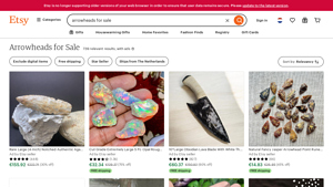 Etsy - Unique Arrowheads for Sale