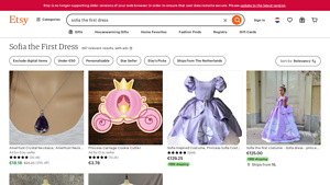 Etsy - Sofia the First Dresses