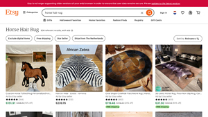 Etsy - Horse Hair Rugs
