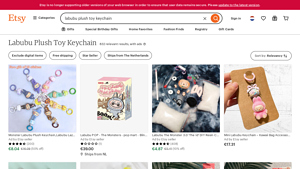 Labubu - Plush Toy Keychain