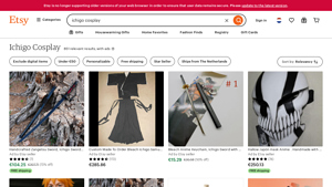 Etsy - Ichigo Cosplay