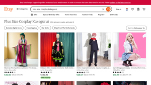 Etsy - Plus Size Kakegurui Cosplay Costume