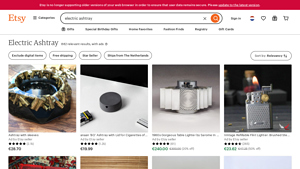 Etsy - Electric Ashtray Collection