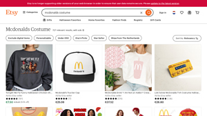 Etsy - McDonald's Costumes