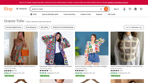 Granny Tube - Crochet Floral Duster Cardigan