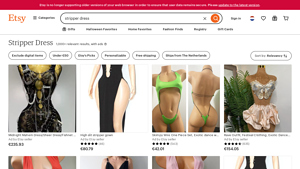 Etsy - Stripper Dress Collection