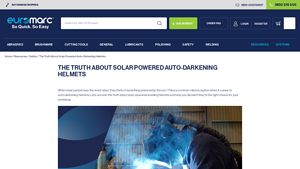 Euromarc - Solar-Powered Auto-Darkening Helmets