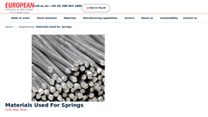 European Springs - Spring Materials
