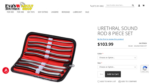 EVA's Boutique - Urethral Sound Rod 8 Piece Set