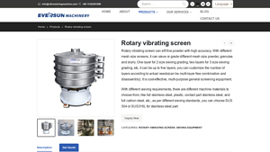 Eversun Equipment - Rotary Vibrating Screen
