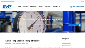 EvpVacuum - Liquid Ring Vacuum Pump