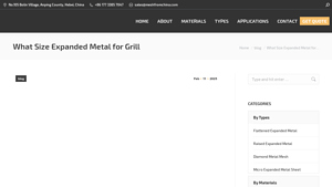 Expanded Metal Sheet Mesh - BBQ Grill Mesh