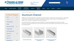 Extrude-A-Trim - Aluminum Extrusions & Architectural Channels