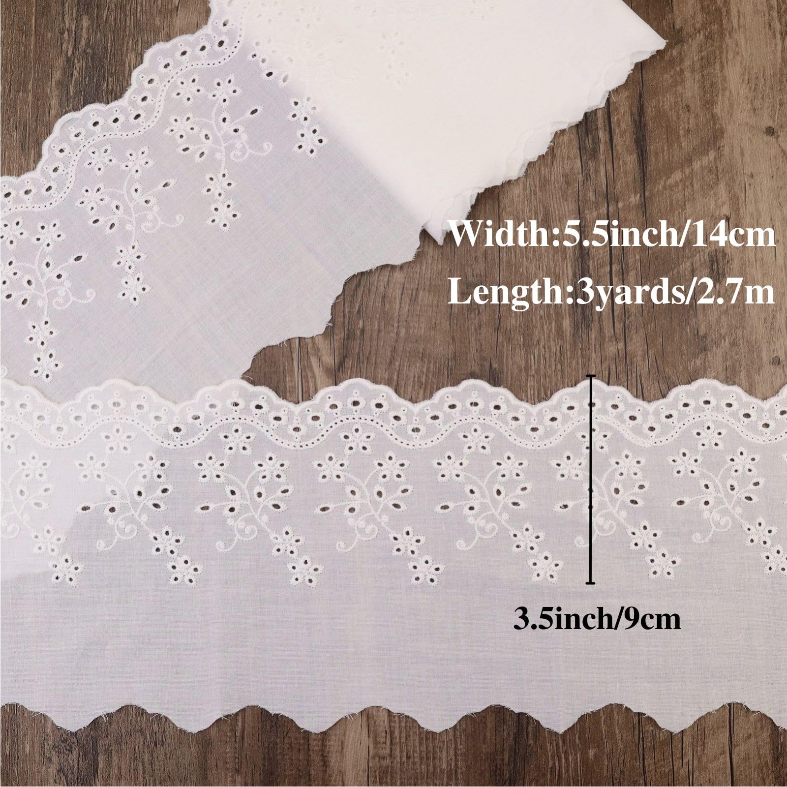 An application scenario or product detail of eyelet lace material - Image 16