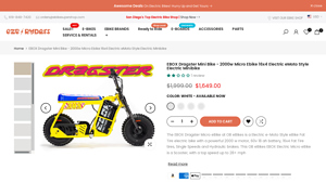 EBOX - Dragster Mini Bike
