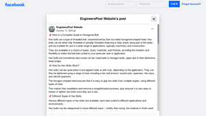 Facebook - Hex Bolts