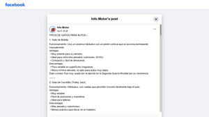 Facebook - Herramienta Preferida de Mecánicos