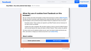 Facebook - Solar Powered Heat Lamps