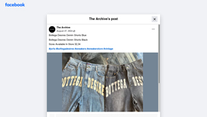 Bottega Desires - Denim Shorts Blue