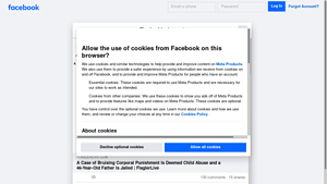 Facebook - Child Abuse Case
