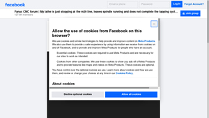 Facebook - Rigid Tapping Parameter