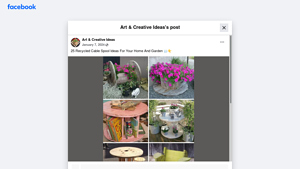Facebook - Recycled Cable Spool Ideas