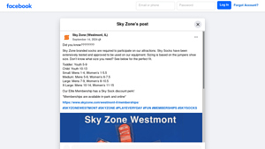 Sky Zone - Branded Socks