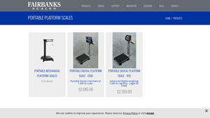 Fairbanks - Portable Digital Platform Scales