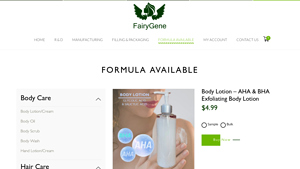 FairyGene - AHA & BHA Exfoliating Body Lotion