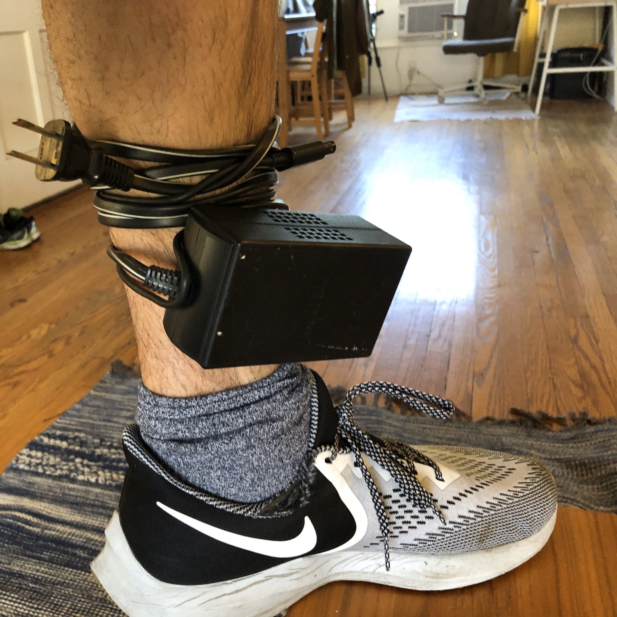 An application scenario or product detail of fake ankle monitor - Image 11