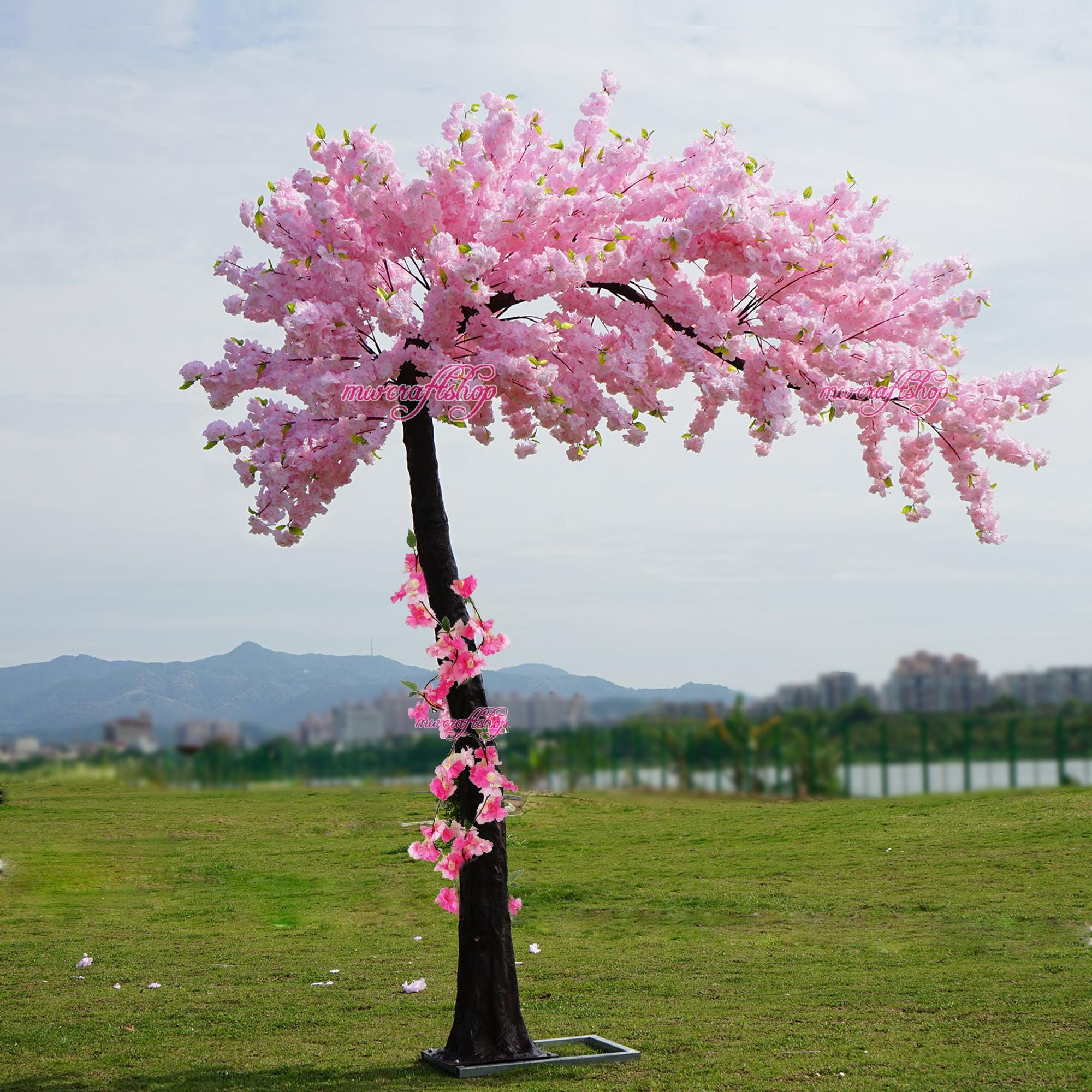 An application scenario or product detail of fake cherry blossom tree - Image 10