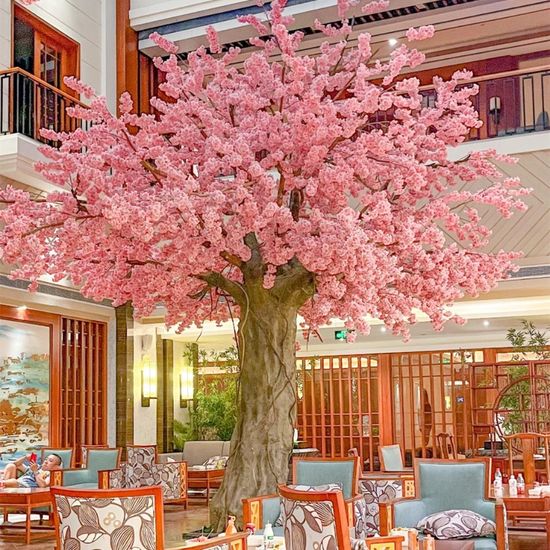 An application scenario or product detail of fake cherry blossom tree - Image 13