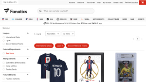 Fanatics - Neymar Jr. Autographed Jersey