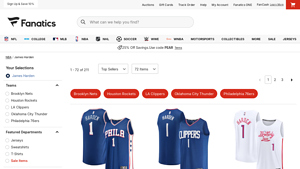 Fanatics - James Harden Jerseys and Apparel