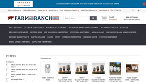 Farm and Ranch Depot - Hopper Bottom Feed Bins