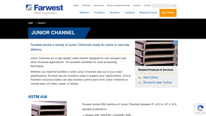 Farwest Steel - Junior Channels