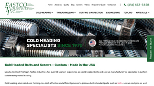 FastCo Industries - Custom Cold Headed Bolts and Screws