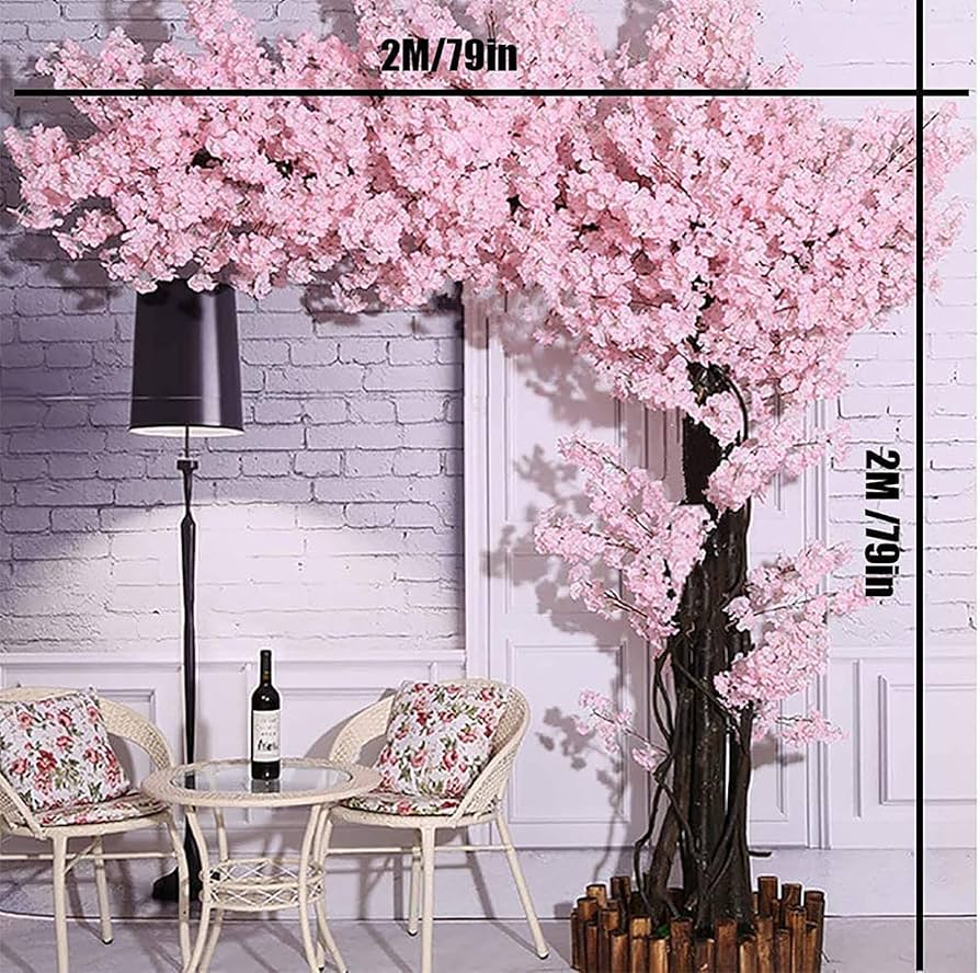 An application scenario or product detail of faux cherry blossom tree - Image 1