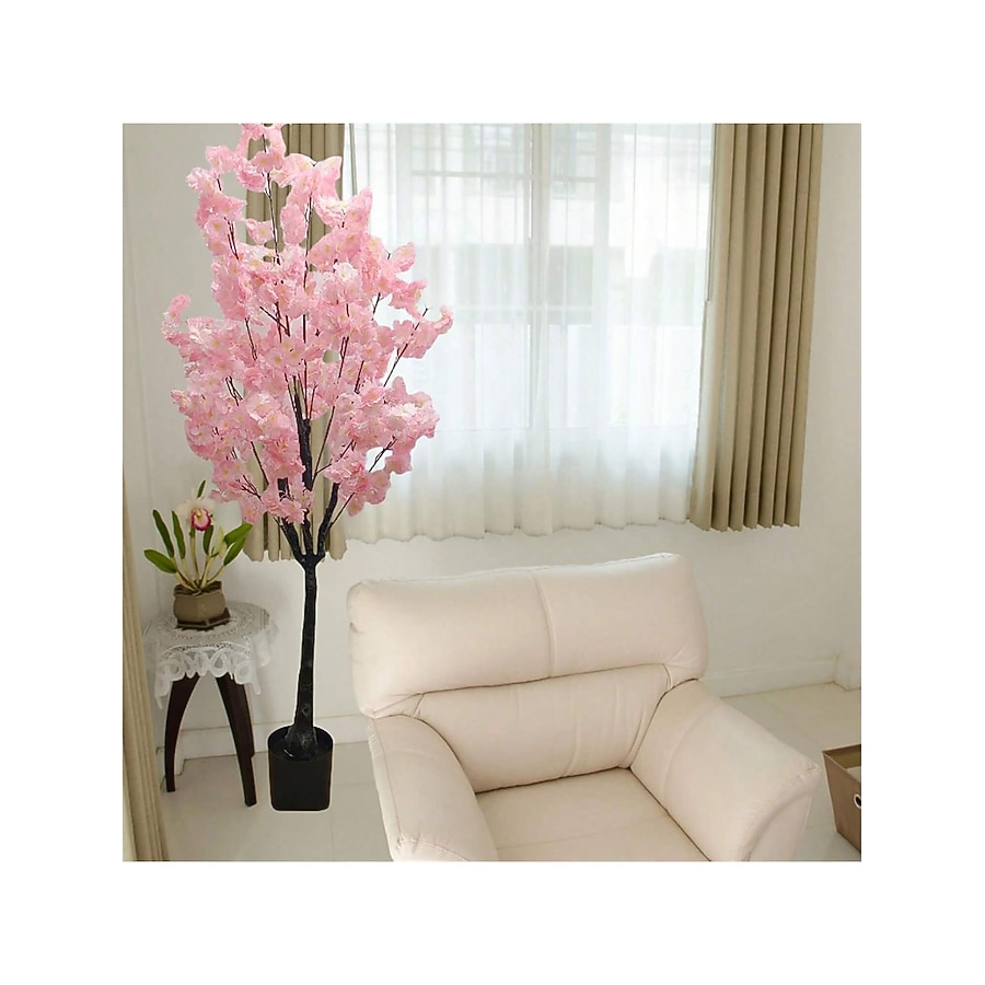An application scenario or product detail of faux cherry blossom tree - Image 16