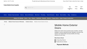 Fawks - Mobile Home Exterior Doors