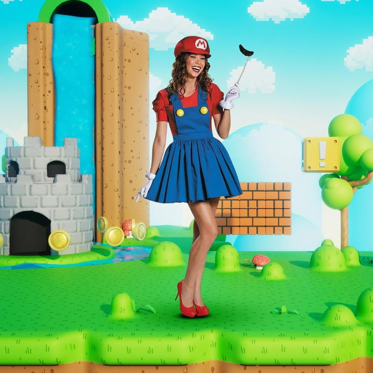 An application scenario or product detail of female mario costume - Image 11