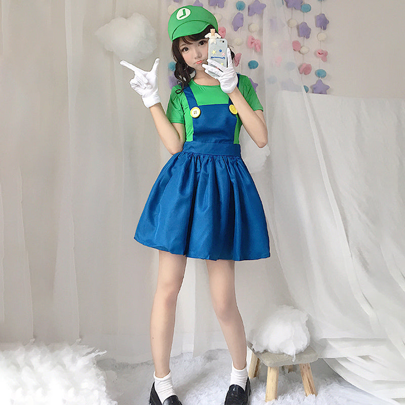 An application scenario or product detail of female mario costume - Image 12