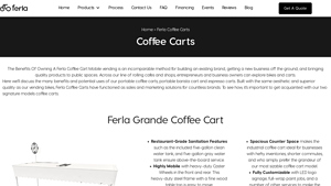 Ferla Bikes - Ferla Grande Coffee Cart