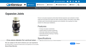 Fernco - Expansion Joints